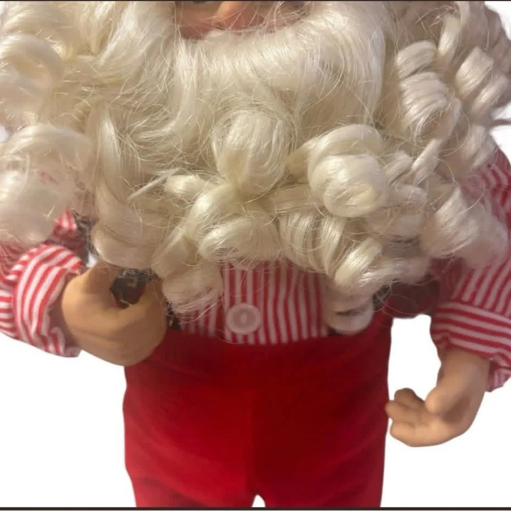 JINGLE BELL ROCK DANCING SANTA Dillards Rock Santa Collectible Original Box - Picture 5 of 7